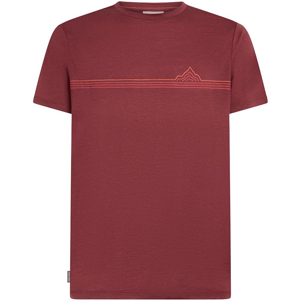 ICEBREAKER 150 Tech Lite Range Stripes Short Sleeve T-Shirt L