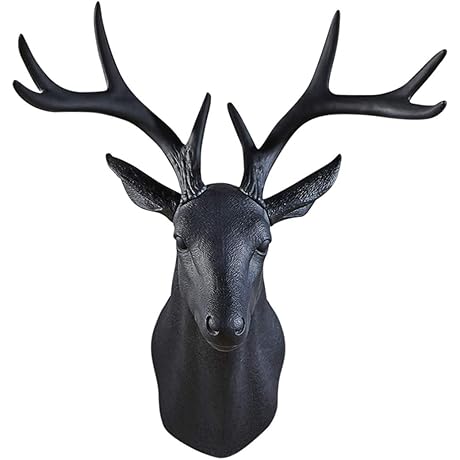 Notakia 20 Inch Faux Deer Head Wall Décor