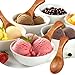 6 Pcs Small Wooden Spoons, Short Handle Wooden Serving Utensils, 3.2 Inch Small Wood Teaspoon, Tiny Spoons for Cooking, Spices, Sugar, Jam, Honey, Coffee