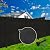 KANAGAWA 8ft x 50ft Privacy Screen Fence, 90% Blockage Heavy Duty 175 GSM Fencing Mesh Net Cover for Outdoor Wall Garden Yard Backyard 40 Cable Zip Ties Included Black