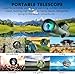 80x100 Monocular Telescope with Smartphone Adapter Tripod, High Powered Monoculars for Adults, HD Larger Vision BAK4 Prism Monocular for Bird Watching Hunting Hiking Camping Wildlife Travel