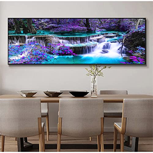 Kits complets peinture de paysage en broderie diamant 5D pour adultes art créatif 60x120