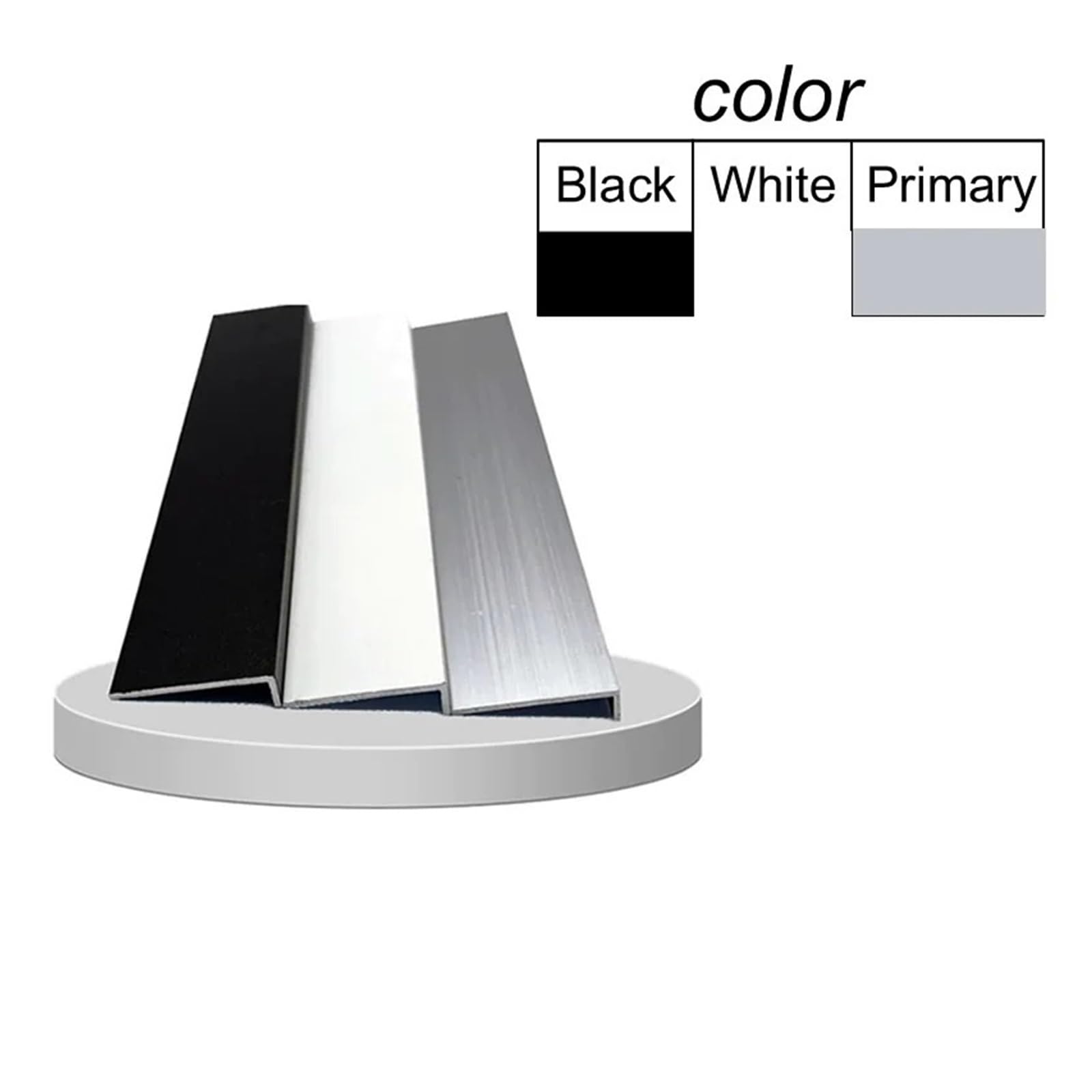Ángulo de aluminio Ángulo de aluminio en forma de L Esquina decorativa | Canal de aluminio negro 500 mm Resistente al óxido Ligero 6063(20x20x3mm,500mmx2pcs)