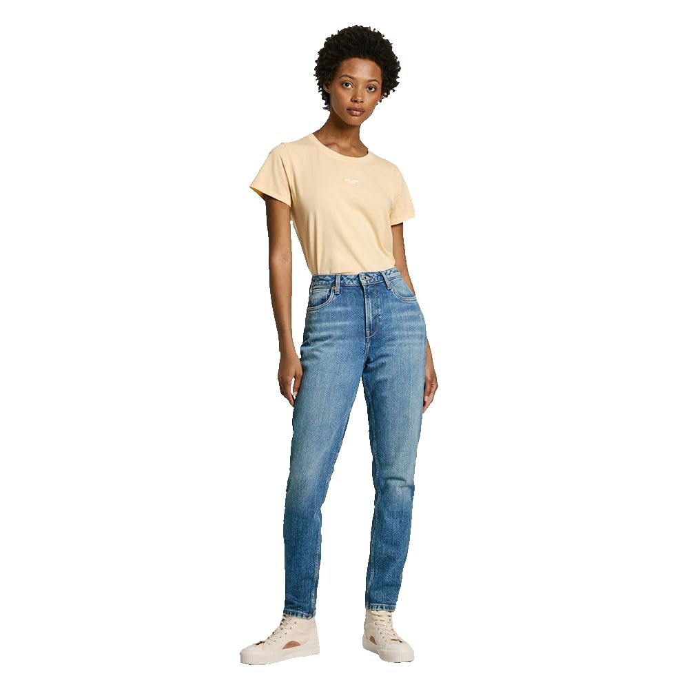 Pepe Jeans Zwężane Dżinsy Hw Pl204591 - Dżins Kobiety