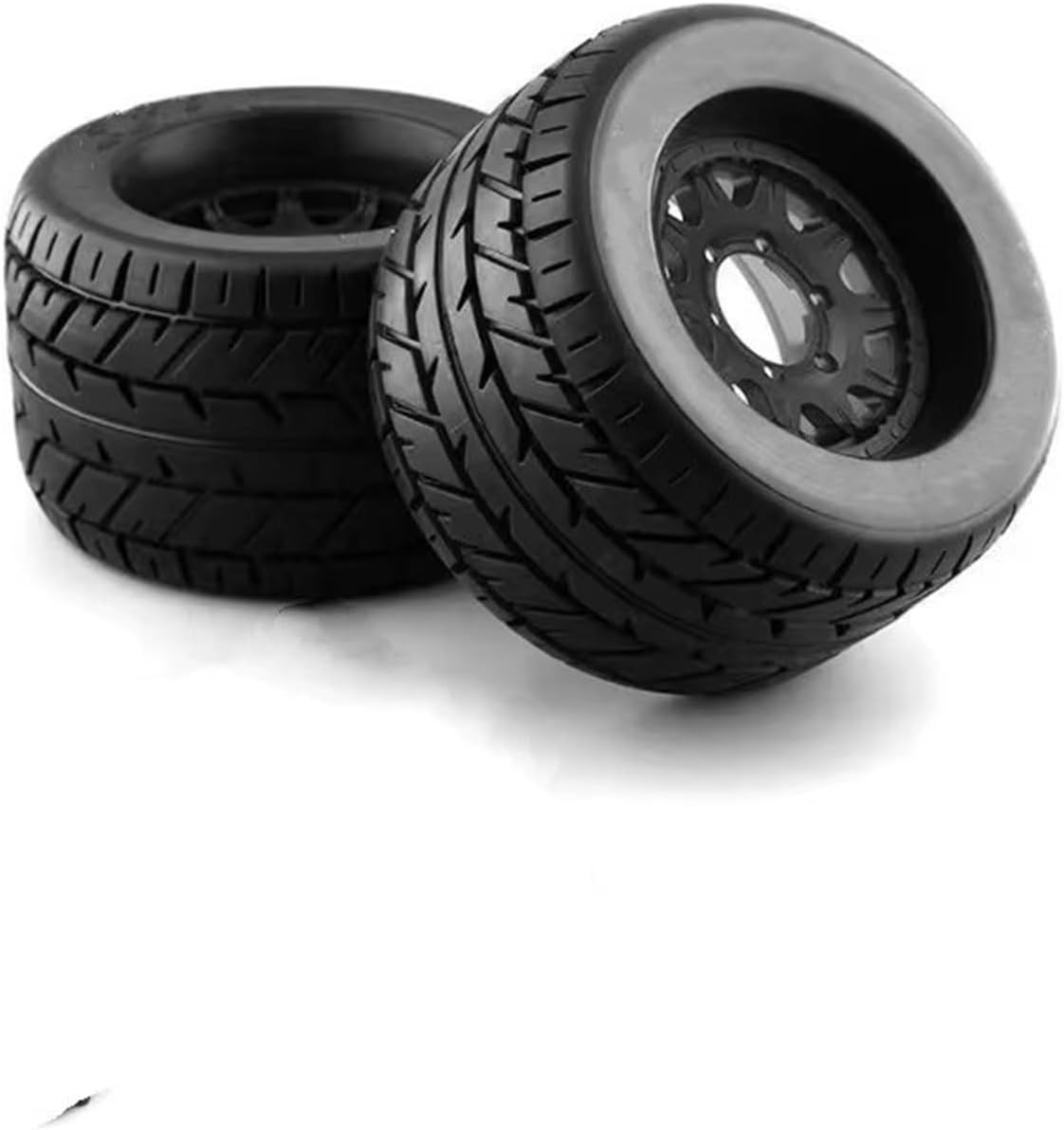 for HPI for Redcat for Rovan for Savage 2PCS 165MM for Monster Truck Wheels Rim Tire Set 12 14 17mm Hub Hex for 1/8 Off-Road RC Car Rc Car Tires(P3)