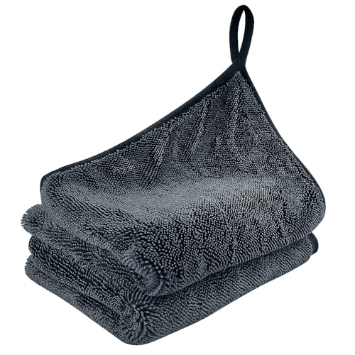 Geentargetel 2 Stück Waterjake Ultra-Wipes Trockentuch Dusche, Microfibre Car Cleaning Cloth, Auto Trockentuch Water Jake Wundertuch Mikrofasertücher (40 * 60cm)