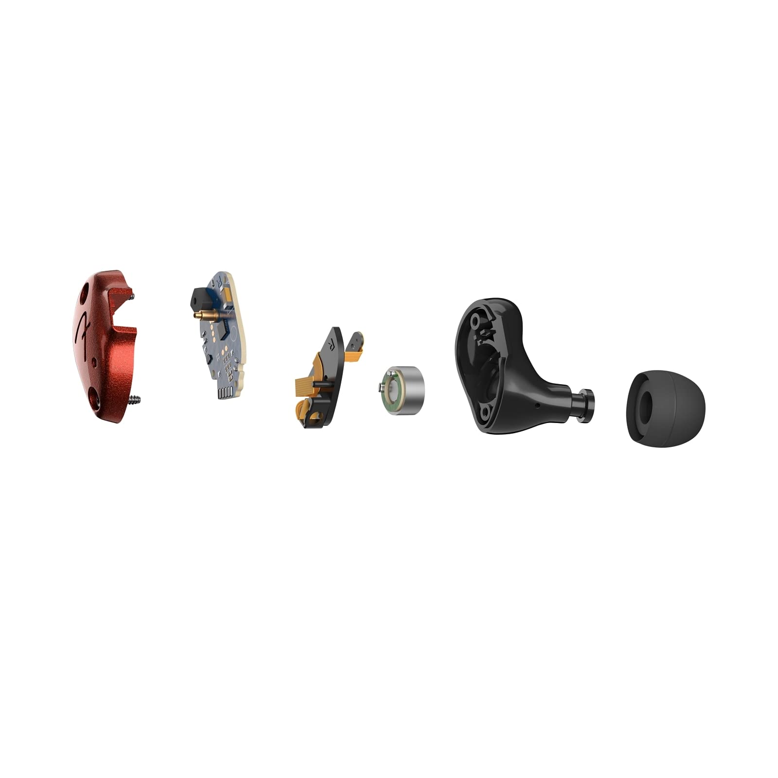 Fender TRACK Professional インイヤーモニター Fender Track Professional in-Ear Monitors - Red : Amazon.sg
