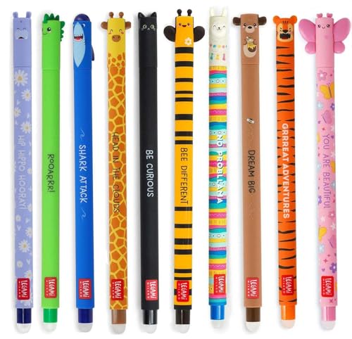 Set de 10 bolígrafos borrables Legami 0.7 mm