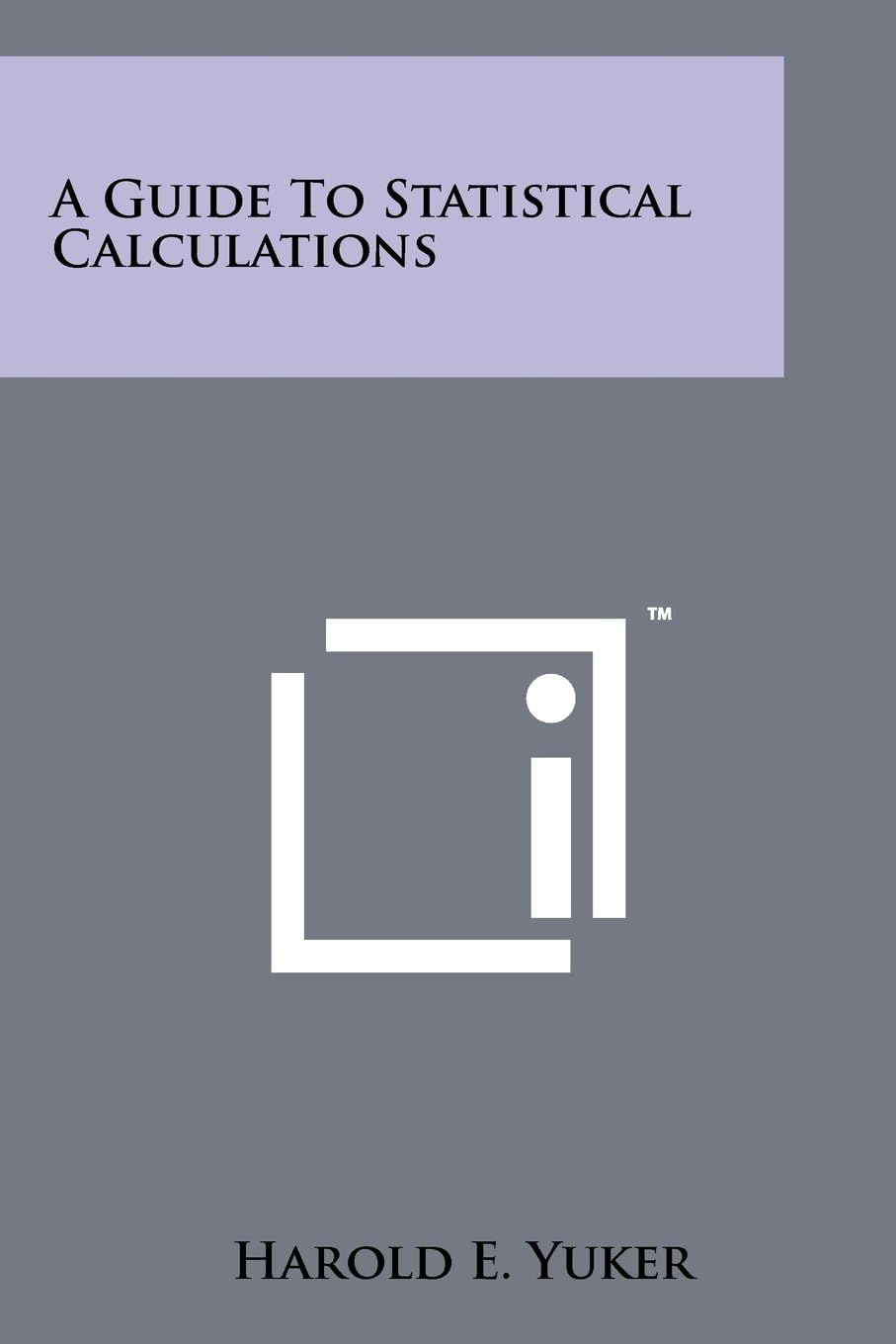 A Guide to Statistical Calculations