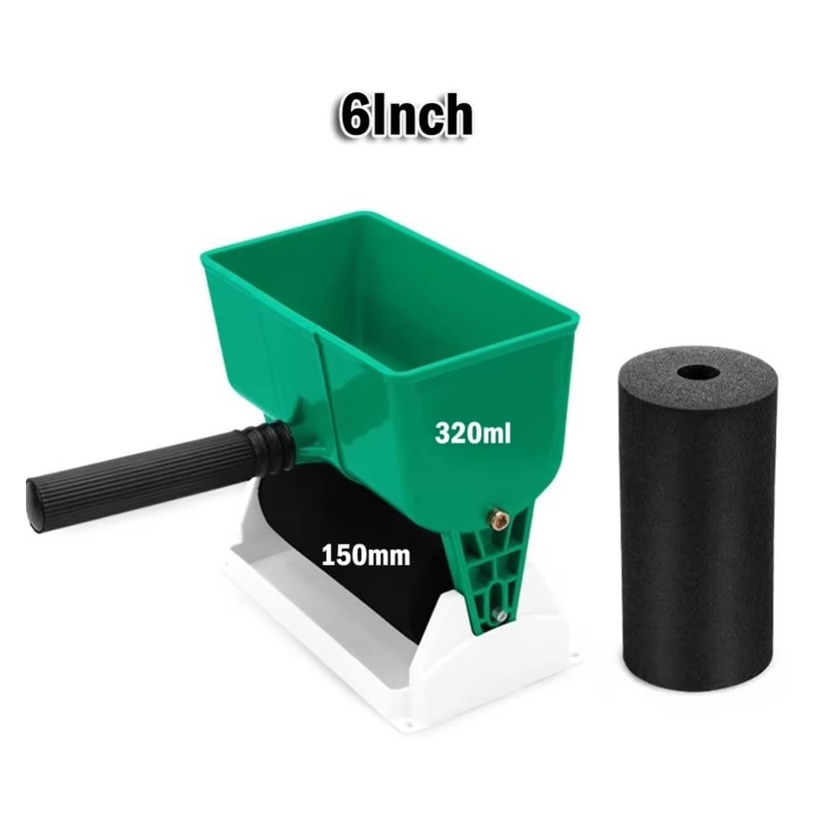 Rodillo de esponja con núcleo de rodillo de aluminio(6in)