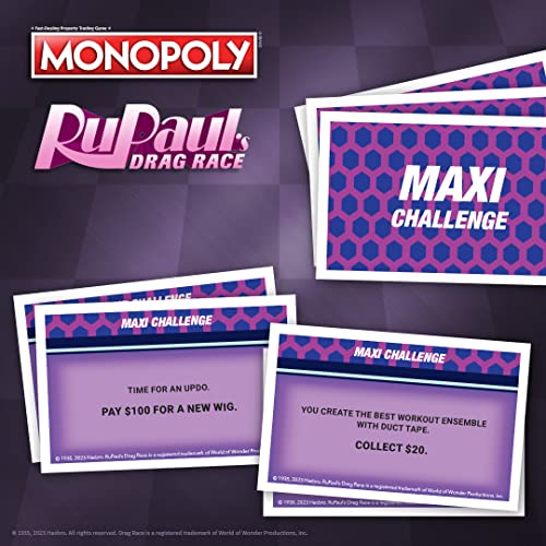 Monopoly RuPaul’s Drag Race juego de mesa oficial miniatura 7