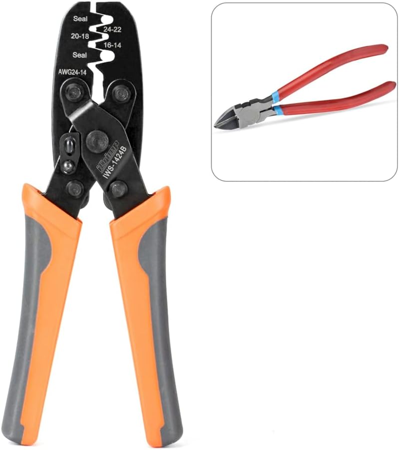 iCrimp Weather Pack Crimping Tools and 6-inch Wire Flush Cutter Bundle