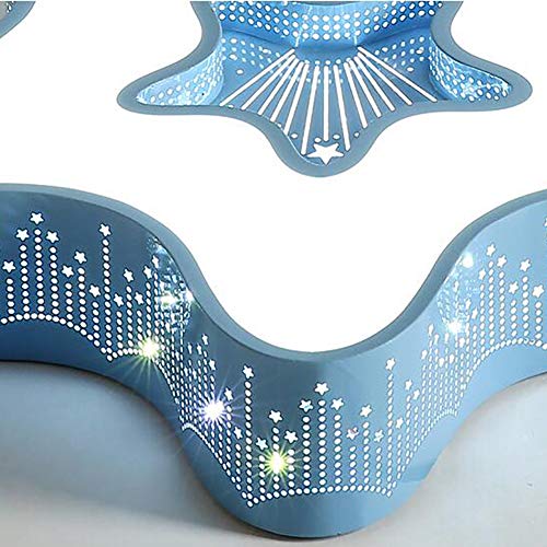 Plafond LED étoiles mignons pour chambre d'enfants rose