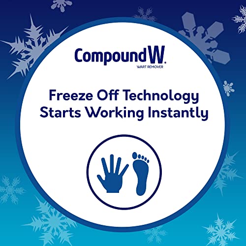 compound w freeze off wart remover wart removal system for removing common amp plantar warts 8 applications