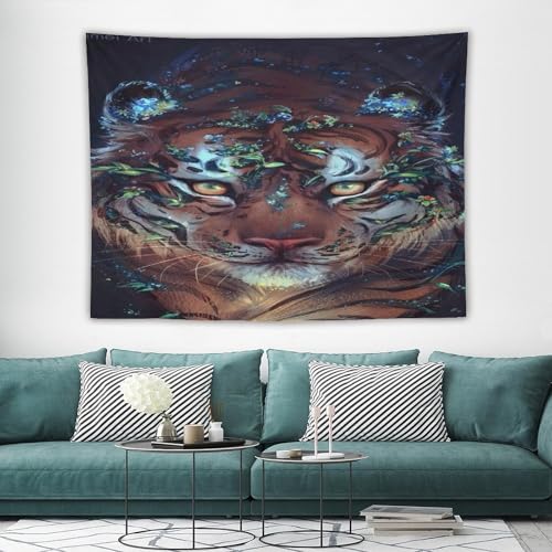 Tenture murale tigre 3D pour transformer l'ambiance d'une chambre ou d'un salon