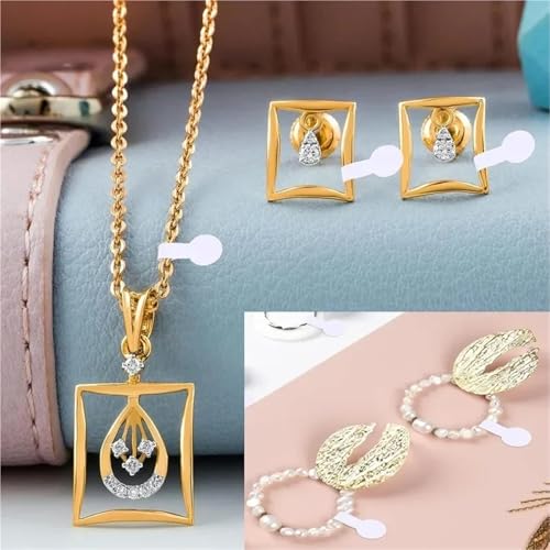 Etiquetas de precio de joyería en blanco autoadhesivas de 10 rollos 6