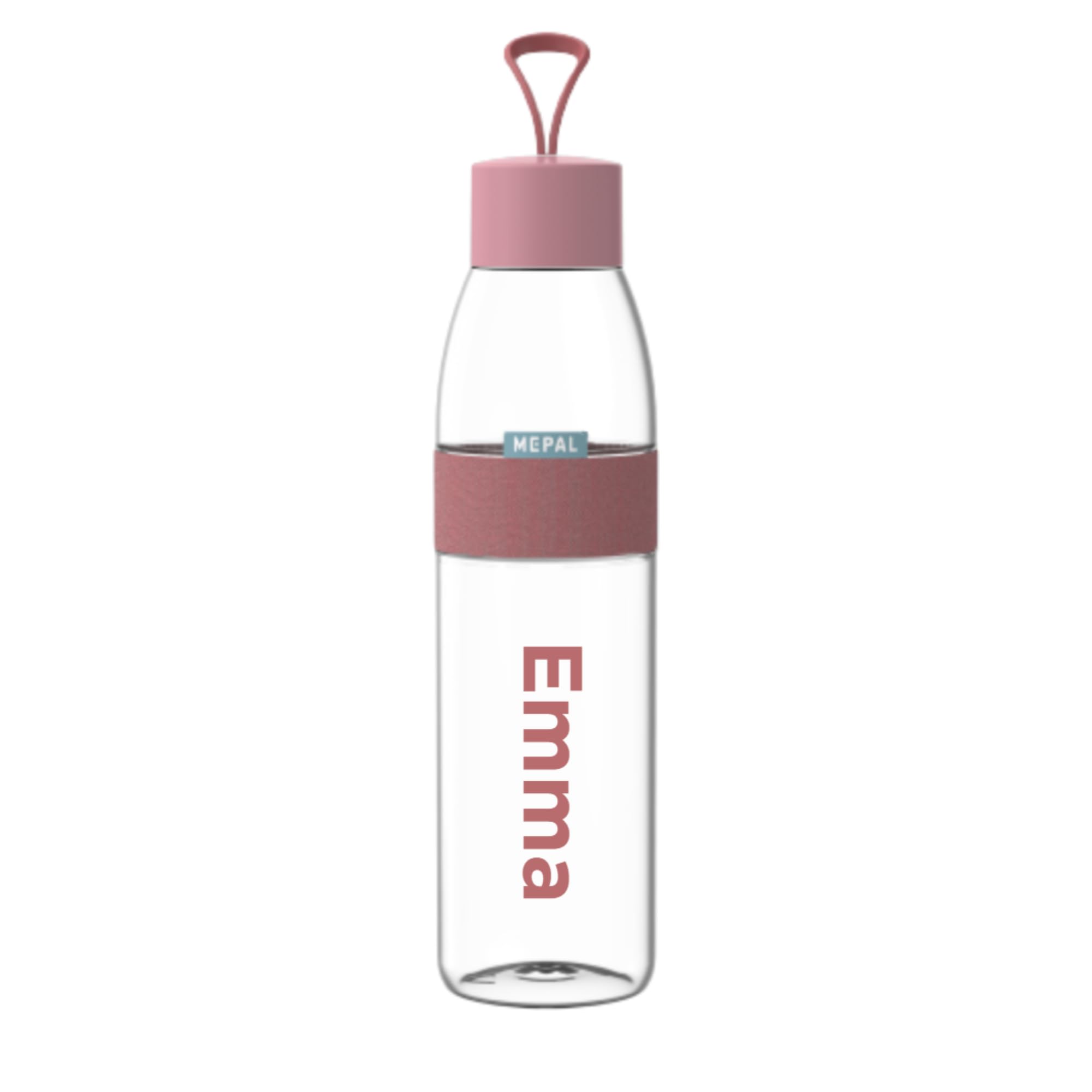Mepal Set – Personalisierte Bento Lunchbox & Trinkflasche 700 ml – Brotdose mit Namen für Kinder & Erwachsene – BPA-frei – Schule, Büro & unterwegs – Vivid mauve
