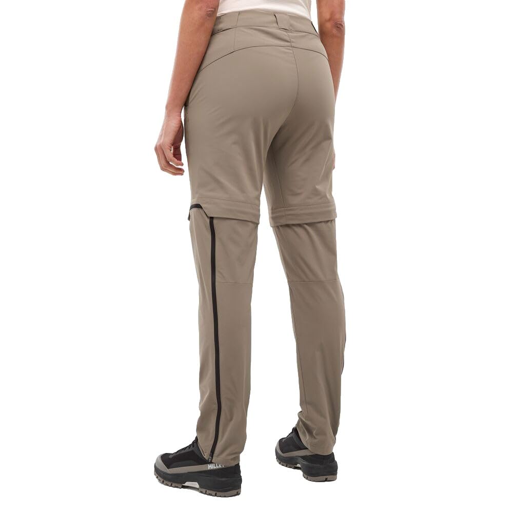 Millet UBIC - Pantaloni da Trekking Convertibili con Zip Fuori, da Donna, 2 in 1, Resistenti, Traspiranti e Versatili per Il Trekking