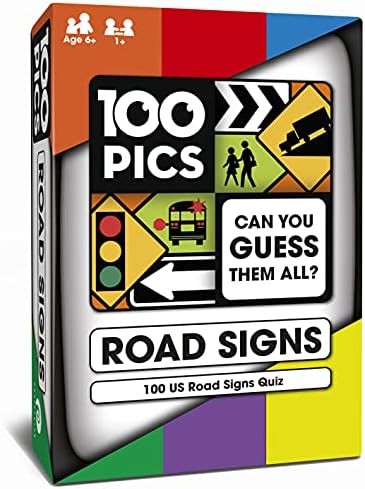 100 PICS Animals Travel Game - Family Flash Cards, Pocket Puzzles For Kids And Adults