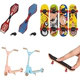 Vielfältige Einsatzmöglichkeiten: Das stylische Fingerskateboard Set ist ein fantastisches Geschenk – ob zum Geburtstag, zu Weihnachten oder als Party-Mitgebsel und Klassenbelohnung; Auch geeignet als Party Mitgebsel oder für persönliches Spielen zu Hause
