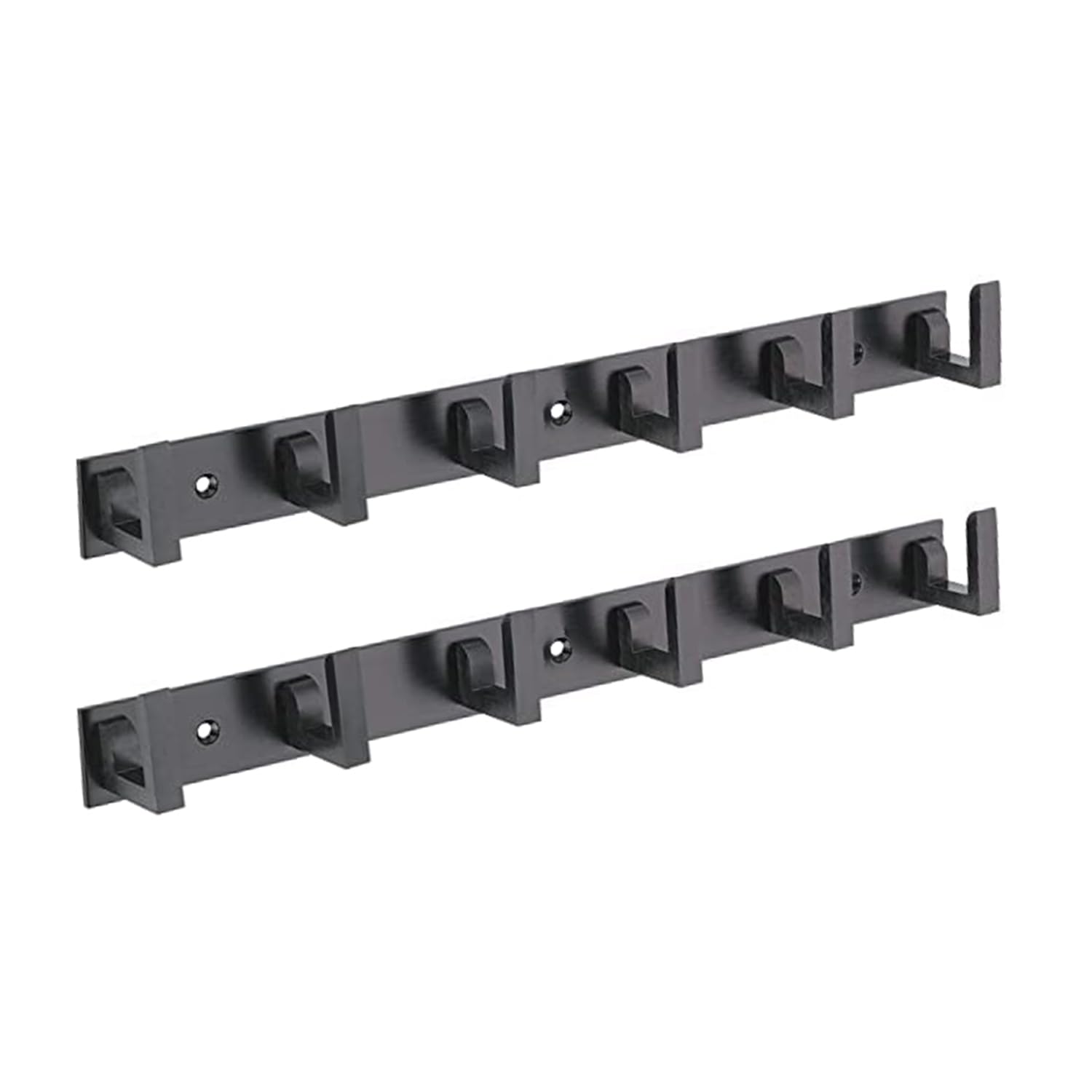 Force24 - Stainless Steel Bathroom Clothes Hanging 6 pin Hooks Hanger, Hooks Rail for Hanging Keys, Clothes, Towel (Black - Pack of 2) (B0CKNQ5MML) Amazon Price History, Amazon Price Tracker