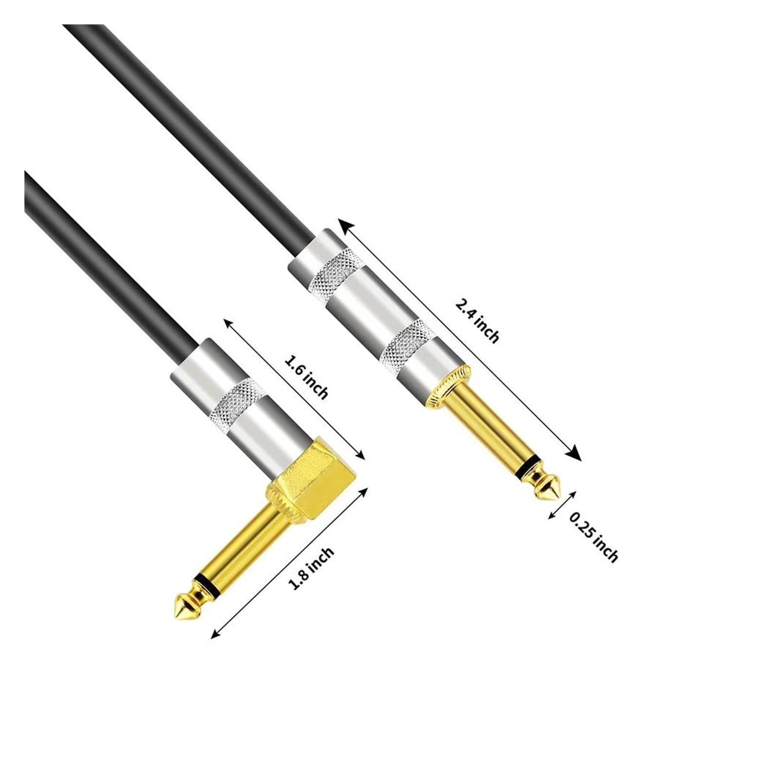 Cable de guitarra Cable de para instrumentos musicales guitarra bajo