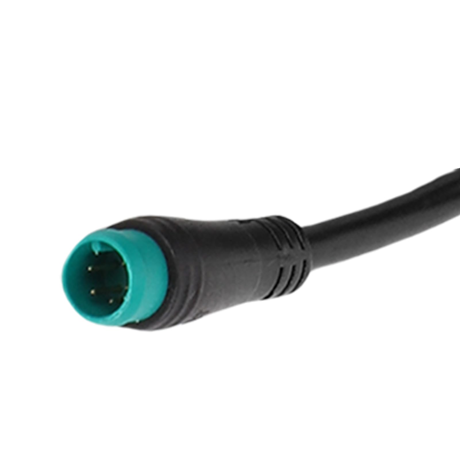 Buachois Pantalla LCD para Bicicleta Eléctrica, Pantalla de Color con Conexión Impermeable de 5 Pines y USB, Panel de Control y Medidor para Scooter Eléctrico, Compatible con Contr