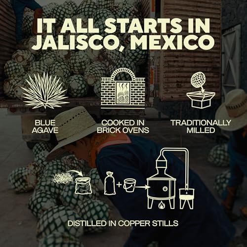 Almave Blanco Non-Alcoholic Blue Agave Spirit – The First Premium Tequila Alternative Made with Blue Agave – Handcrafted in Jalisco, Mexico