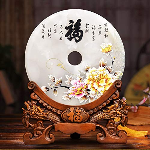 Ornements Lucky Ping'an Boucle : sculpture d'art dorée haut de gamme - 4