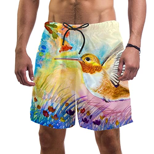 Maillots de bain pour hommes JDEZ le short de plage fleurs idéal pour l'été
