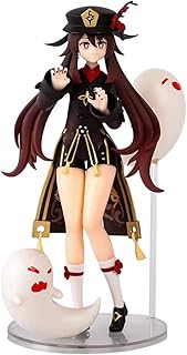 LimuToy Genshin Impact Hutao Genshin Figures-1:7 Scale Authentic Game Character Sculpture Genshin Impact Action Figurine Merch PVC Toys Girl Dolls Desktop Decoration (19cm)