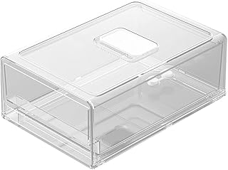 Pojemniki do przechowywania żywności z pokrywą szuflada na lodówkę można układać w stos kuchnia spiżarnia z otworem odpływowym do zamrażarki