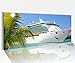 Produktbild Acrylglasbild 100x40cm Kreuzfahrt Schiff Urlaub Yacht Meer Palme Acrylbild Glasbild Acrylglas Acrylglasbilder 14A1425, Acrylglas Größe1:100cmx40cm