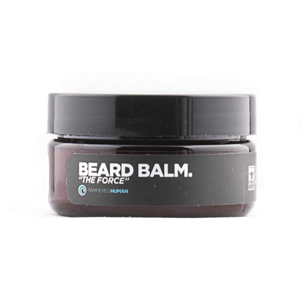 Beard Balm, Oil, Shampoo and Conditioner 4 Piece Beard Kit for Men - The Force (Bergamot Grapefruit)