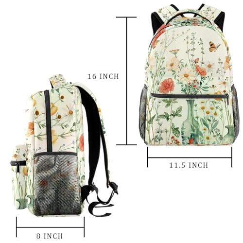 Sac à dos pour adolescentes léger et résistant à l'eau, cartable d'école multicolore