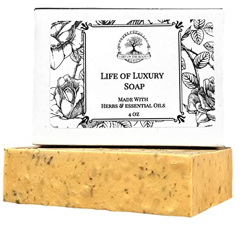 Life of Luxury Soap Bar| With Shea Butter, Herbs & Essential Oils | Riches, Wealth, Money & Prosperity Rituals | Hoodoo Wiccan Pagan Conjure Magick