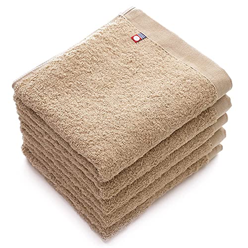 今治タオル フェイスタオル リゾート ホテル タオル 5枚セット ベージュ まとめ買い 日本製