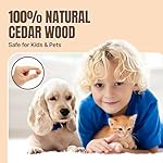 50 Cedar Balls for Clothes - Fresh Smell for Closets and Drawers - Protection for Garments - Cedarwood Closet Freshener & Protects from Moths - Wood Block for Drawer & Storage - Image 3