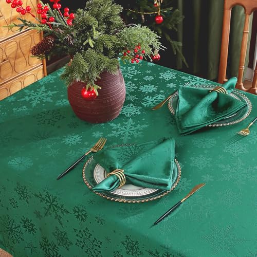 Servilletas Navideñas Honellaty Jacquard Verde 20x20 Pz 4 miniatura 2
