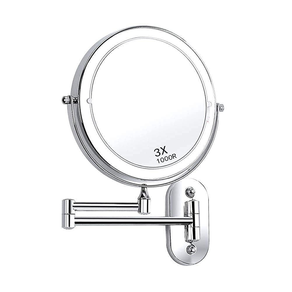 Miroir de Maquillage LED Mural AMUCK pivotant pour une routine beauté de précision