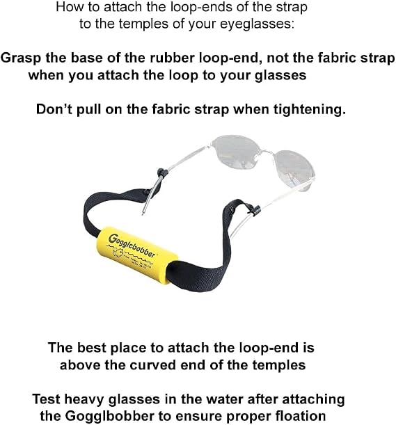 Floating Eyewear Retainer Strap for Sunglasses & Glasses