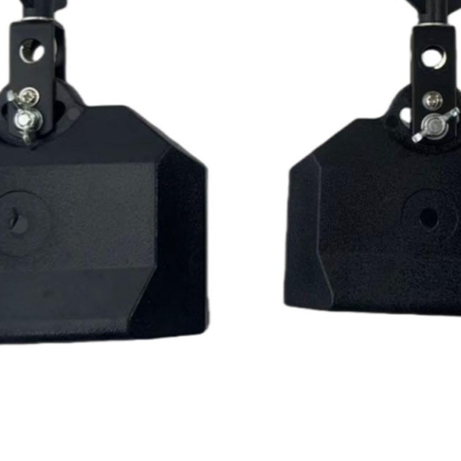 Set di Batteria Da 3 Pezzi, Supporto per Campane, Blocchi per Percussioni Latine, Montaggio in Lega di Zinco, Ideale per Gruppi Musicali, Nero