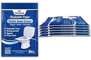 MP MOZZPAK Disposable, Flushable Toilet Seat Covers