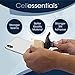 Cellessentials USA Merchant Redesigned Card Holder - Silicone Stick on Cell Phone Wallet with Pocket for Credit Card ID Business Card - iPhone Android & Smartphones (Black, White, Grey)