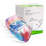 SOOQOO 50 Pcs KN95 Face Maks for Audlts (Tie Dye)
