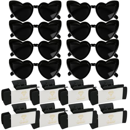 Pinzas de pelo para bodas y fiestas que no se resbalan en pack de 16 pinzas cuadradas mate
