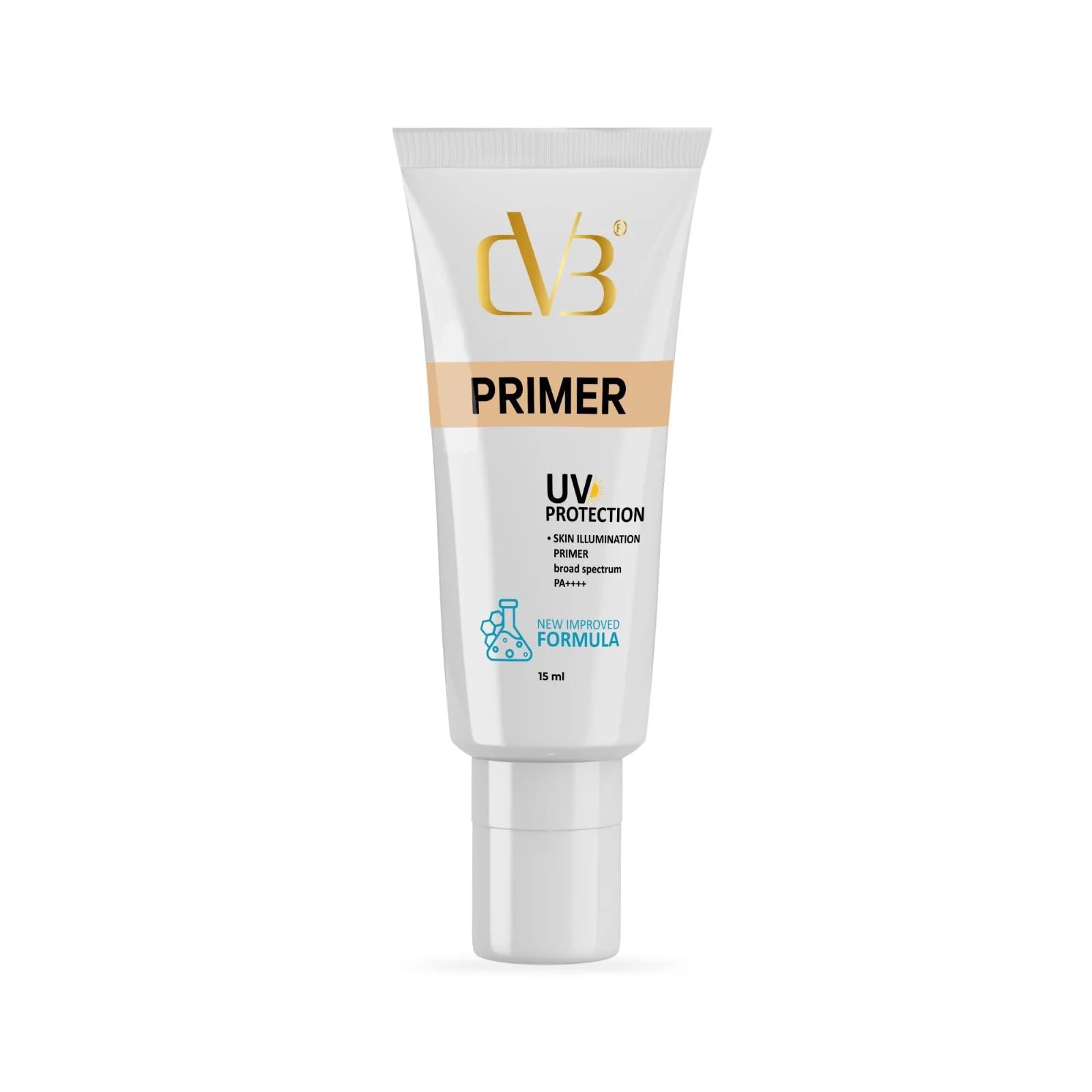 CVB Primer UV Protection Skin Illuminator | Broad Spectrum PA++++ SPF Makeup Base | Brightening & Hydrating Face Primer