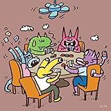  Funeral party for an upright bass