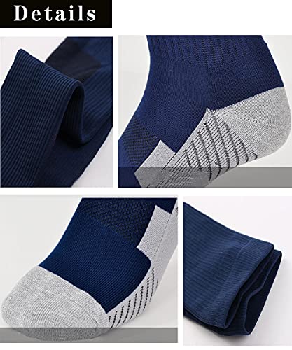 Baseball Socks 3 Pairs for Kid Youth Adult(4-20 Years Old) Team Sport Athletic Soccer Socks Cushion Softball Socks4