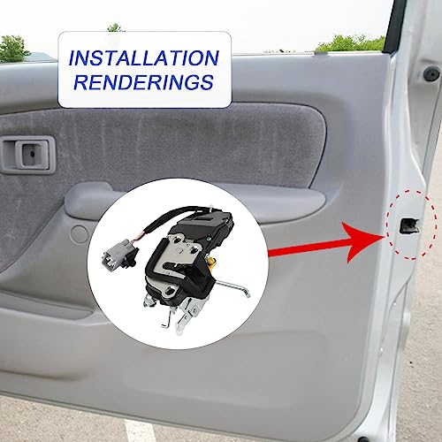 Image of Door Lock Actuator Motor Front Right Side Compatible with Toyota Tacoma 1998-2004 2.4L 2.7L 3.4L Replaces# 69030-04010 6903004010 931-493 931493
